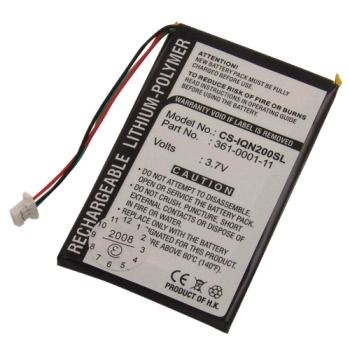 Aku Garmin NUVI CS-IQN200SL 3.7V 1250mAh NAVIA37018