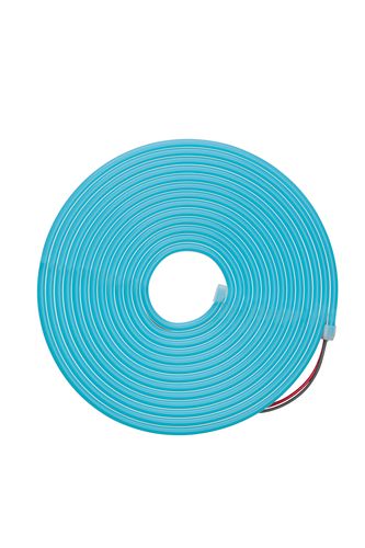 Светодиодная лента NEON FLEX 12Vdc, 7.2W/m, 1cm cut, ICE BLUE, 6x12mm, 5m reel, IP67 NF-612-12V-IB