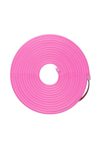 Светодиодная лента NEON FLEX 12Vdc, 7.2W/m, 1cm cut, PINK, 6x12mm, 5m reel, IP67 NF-612-12V-PI