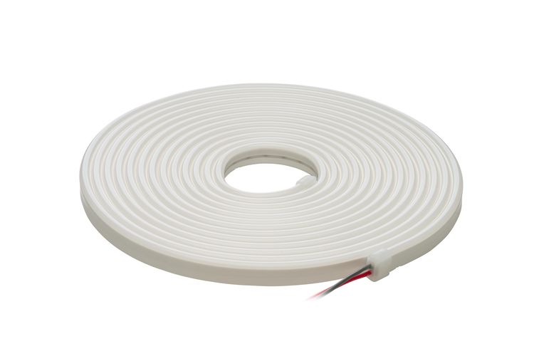 LED strip NEON FLEX 12Vdc, 7.2W/m, 1cm cut, 6500K, 6x12mm, 5m reel, IP67 NF-612-12V-CW