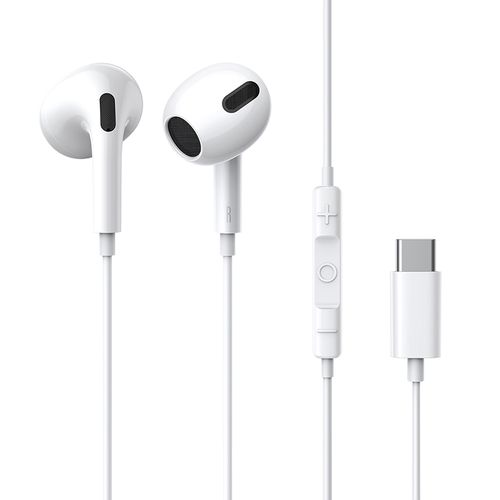 USB-C kõrvaklapid sisseehitatud mikrofoni ja kontrolleriga, valge NGCR010002 6932172604264