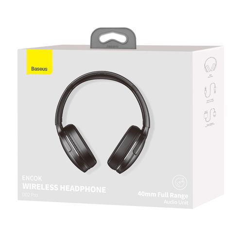 Juhtmevabad Bluetooth 5.3 Over-Ear kõrvaklapid Encok D02 Pro koos mikrofoniga, mustad NGTD010301 6932172611705