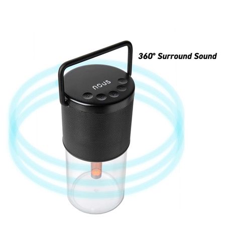 Portable Bluetooth speaker with LED luminaire + USB PowerBank, 5W, 4000mAh, IPx4, NOUS NOUS-H1 9475537497592