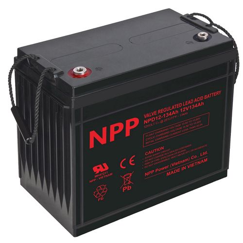 Battery 12V 134Ah T16(M8) Pb Deep Cycle AGM NPP NPD12-134Ah 8719845001487