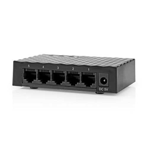 Network Switch | Wired speed: Gigabit | Number of ethernet ports: 5 NSWH5P110BK 5412810417353