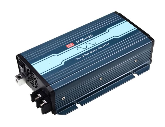 450W DC/AC power inverter pure sine wave 12V/230V, MEAN WELL NTS-450-212EU