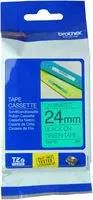 24MM BLACK ON GREEN TAPE TZE751