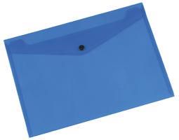 DOC FOLDERS POLY A4 BLUE 12PK KF03596