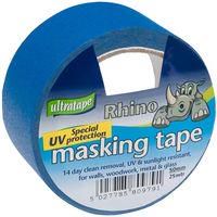 BLUE UV RESISTANT TAPE 50MM X 25M ROLL 00705025UL