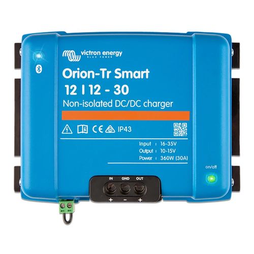 Orion-Tr Smart DC-DC charger Non isolated Orion-Tr Smart 12/12-30A (360W) Non-isolated DC-DC charger ORI121236140 8719076048954