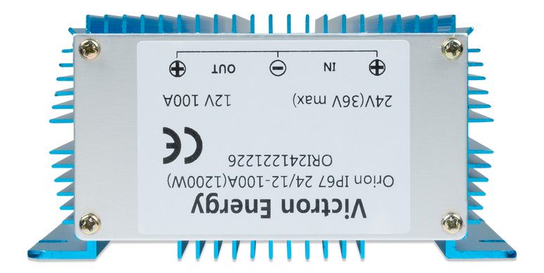 Неизолированный DC/DC  преобразователь IP67 Orion IP67 24/12-100A (1200W) ORI241221226 8719076048541