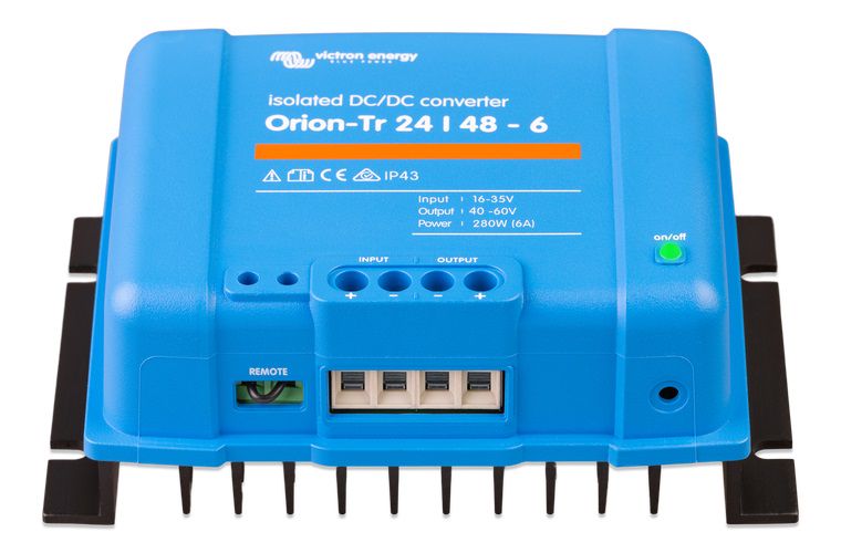 Orion-Tr DC-DC muundurid galvaanilise isolatsiooniga Orion-Tr 24/48-6A (280W) isoleeritud DC-DC muundur ORI244828110 8719076035275