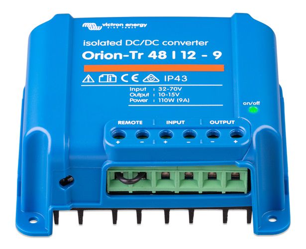 Orion-Tr DC-DC muundurid galvaanilise isolatsiooniga Orion-Tr 48/12-9A (110W) isoleeritud DC-DC muundur ORI481210110 8719076016762