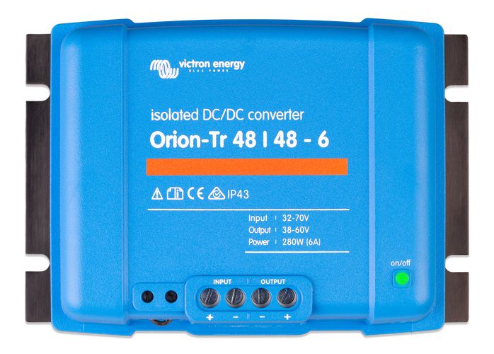 Orion-Tr DC-DC muundurid galvaanilise isolatsiooniga Orion-Tr 48/48-6A (280W) isoleeritud DC-DC muundur ORI484828110 8719076035305