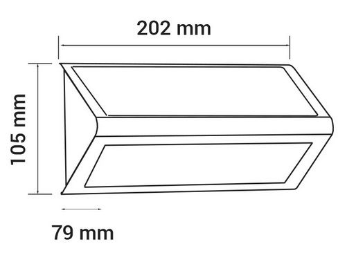 Päikese LED-lamp liikumisanduriga, 6W, 6500K, 730 Lm, 4 režiimi, IP54, aku 4500mAh ORO10048 5902533197248