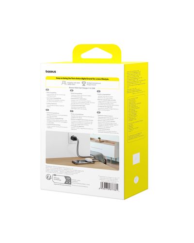 Настенное быстрое зарядное устройство Palm 20W USB + USB-C QC3.0 PD3.0 с кабелем USB-C 1м, черный P10111608113-01 6932172677381