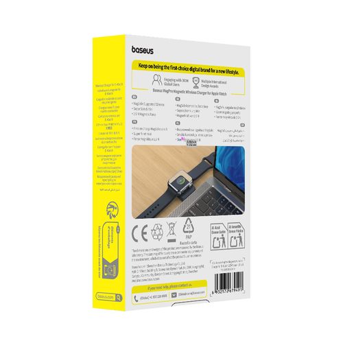 Беспроводное магнитное зарядное устройство MagPro USB-C 2.5W для Apple Watch, черный P10264106123-00 6932172679491