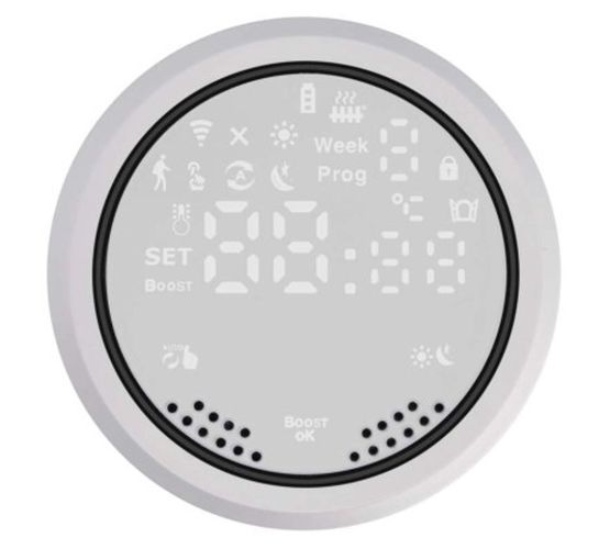 GoSmart digitaalne radiaatori termostaat, ZigBee, TUYA, LCD ekraaniga, 2 x AA, EMOS P5630S 8592920117613