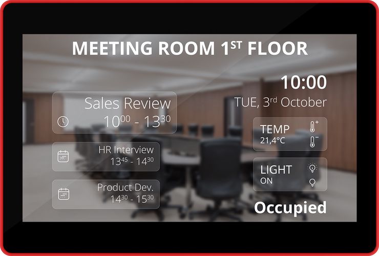 Indoor control panel 13" LCD , Android, with iC SmartView app, ISMA CONTROLLI PA-LED13-B