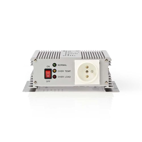 Power Inverter Modified Sine Wave | Input voltage: 24 V DC | Device power output connection(s): Type E (CEE 7/5) | 230 V AC 50 Hz | 600 W | Peak power output: 1500 W | Battery Clamps | Silver PIMS60024E 5412810302000