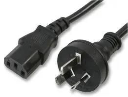 LEAD IEC C13 SOCKET TO AUST PLUG, 2M PE01101