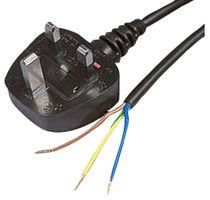 POWER CORD, UK PLUG-FREE END, 3M PE01027