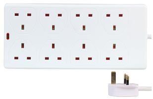 POWER STRIP, 8 OUTLET, 13A, 250V, 1M PEL01378