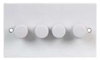 DIMMER SWITCH 4 GANG 2 WAY 400W 0404-2-400W
