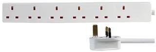 EXTENSION LEAD SIX GANG 5M 1596 5M