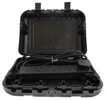 OUTDOOR ENCLOSURE WITH 4 GANG IP64 BLACK PEL00014