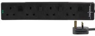 EXT LEAD 4G BLK IND SW S-PROTECTED 6M PELB1166