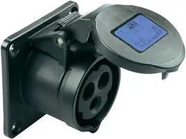 P/M SOCKET 16A 3P 230V BLACK 313-6X