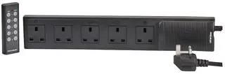 EXTENSION LEAD 5 GANG REMOTE CONTROL BLK PELB0429
