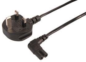 LEAD 13A PLUG TO C7 RA BLACK 2M PELB2123