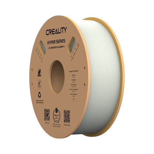 Filament PLA Hyper white 1.75mm 1kg CREALITY PLA-HYP-WHIT-1-CRE 6971636405634