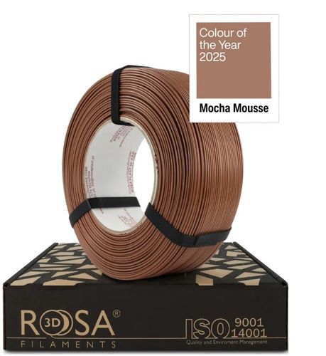 Филамент PLA Mocha Mousse brown 1kg refill Rosa3D PLA-MochMoBROW-1R-RO 5907753137128