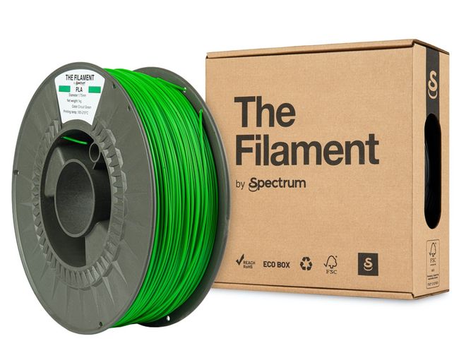 Филамент PLA контур зеленый 1кг Филамент от Spectrum PLA-cGREEN-175-1-TF 5905991405146