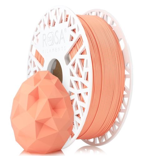 Филамент PLA пастельный персиковый 1,75 мм 1 кг Rosa3D PLA-PAS-PEAC-175-1-R 5907753133526