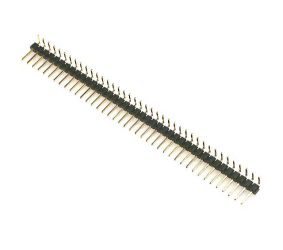 Pistik joodetav 40kont. 2.54mm nurga RoHS PL/MO-40R-M