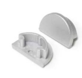 Endcaps 2pcs for LED profile ARC12, grey, TOPMET PROF-ARC12-ENDCAP 5901597221302