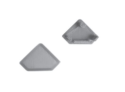 LED profiili CORNER 45 otsakork, 1tk PROF-COR45-ENDCAP