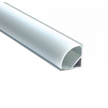Cover for Aluminum LED strips profile SR16, frosted, length 2m PROF-DFR-SR16-2M
