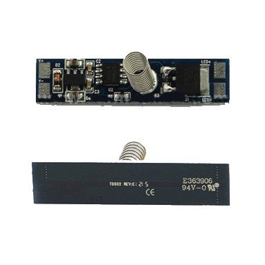 LED riba dimmer 12-24 VDC, 8A, paigaldatav LED profiilile. PROF-DIM2