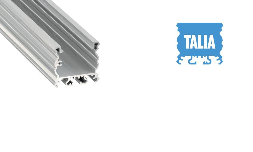 Alumiiniumprofiil LED ribadele, sisefiksaatoriga, TALIA, 2.02m, 10-0384-20, LUMINES PROF-TALIA-2Ms 5902973367416