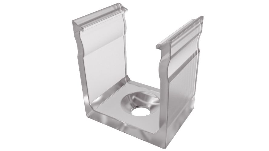 Holder for LED profile LUMINES type Y, transparent PROF-Y-HOLDER-T 5901854778341