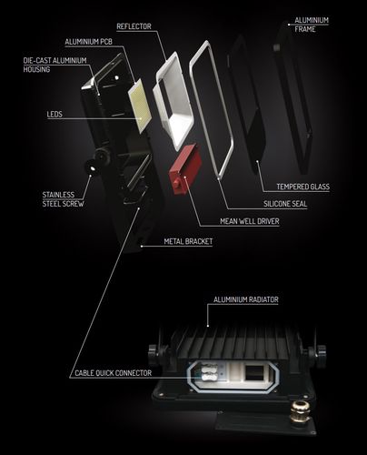 Светодиодный прожектор 100W 11000lm 4000K, PROJECT, LED line 470539 5907777470539