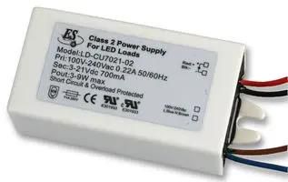 8W 350MA IP65 LEADED LED DRIVER PSU PLC3536-02
