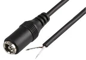 LEAD, DC POWER, 2.5MM SKT-BARE END, 1.5M PPW00012