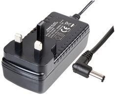 AC-DC PSU 12V 3A 2.1MM RA DC PLUG PEL00853