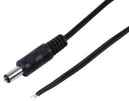 LEAD 2.1MM DC PLUG TO BARE END 1.5M PELB2059